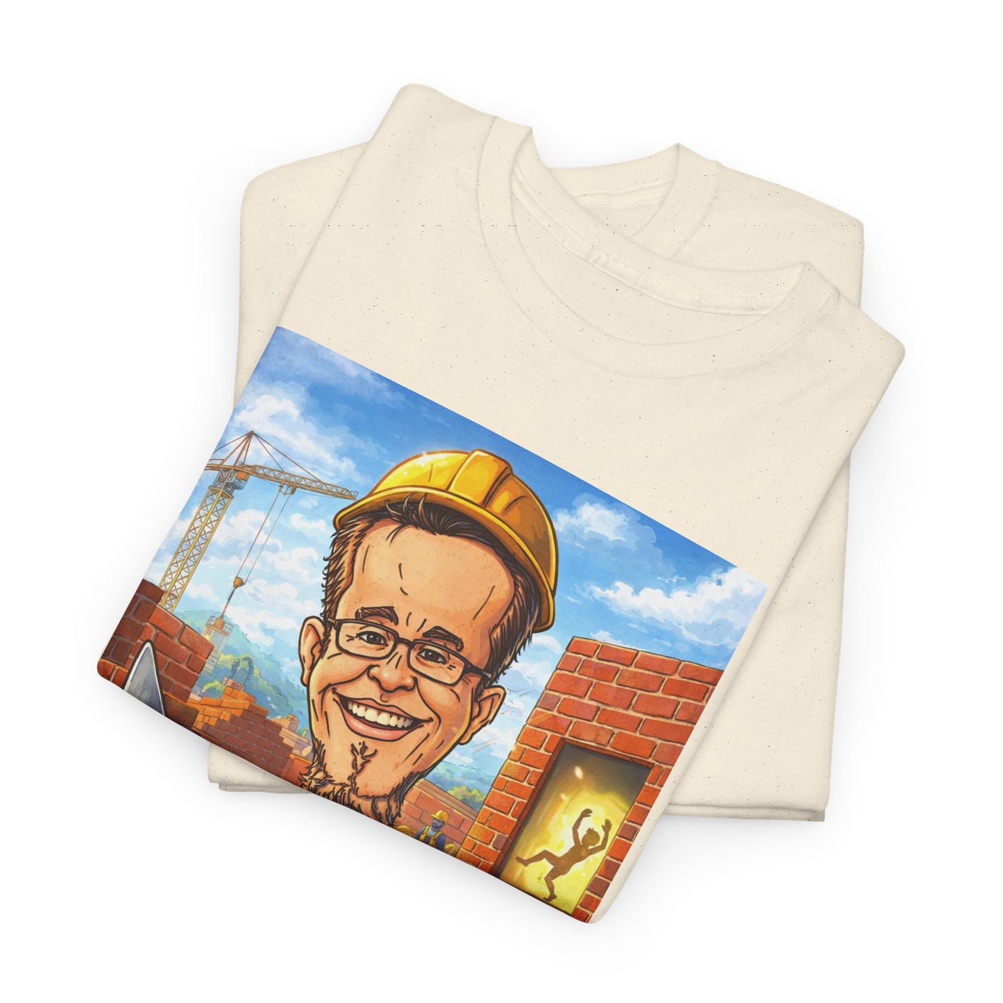 Camiseta Azimur com Frase de poder "Eu construo as paredes para que o Espírito possa dançar dentro delas."
 – Algodão Premium