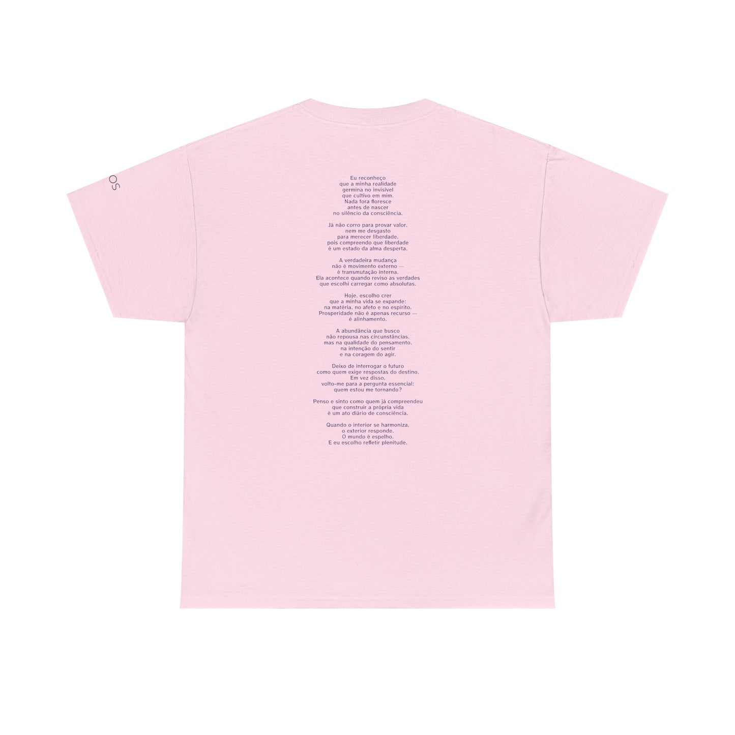 Camiseta “A Liberdade Nasce Por Dentro” — Algodão Premium | Jornada Interior