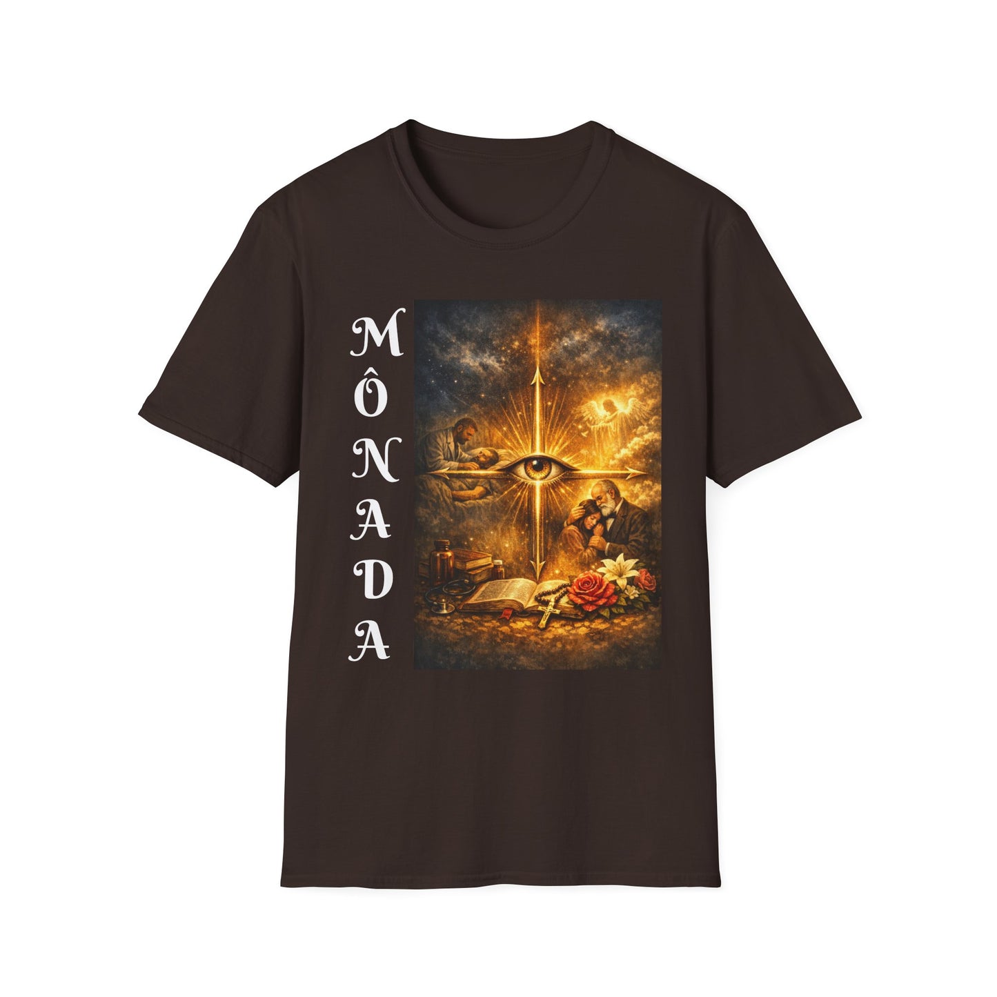 Mônada — Camiseta com estampa filosófica "EU = (0,0)"