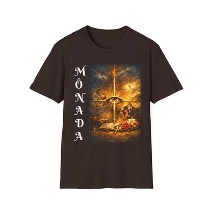 Mônada — Camiseta com estampa filosófica "EU = (0,0)"