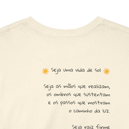 Camiseta Luz Serena – Poema de Esperança em Algodão