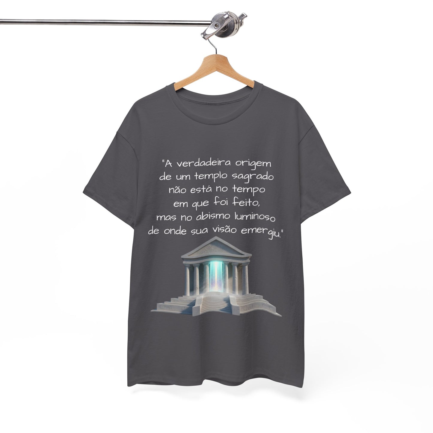 Camiseta Templo Sereno — Algodão 100% Médio