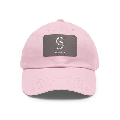 Boné Dad Hat com patch em couro | Ideia em Ação Azirrague