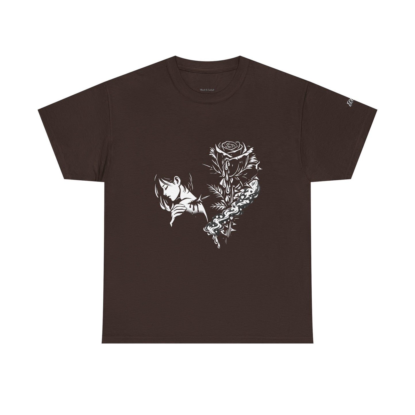 Camiseta Poema Azirrague — Rosa em Luto