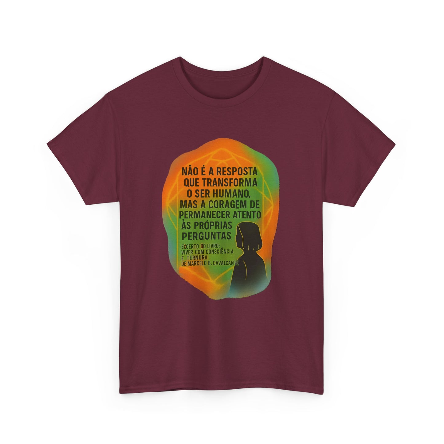 Inspirational Portuguese Quote T-Shirt — 'Coragem de Permanecer Atento'