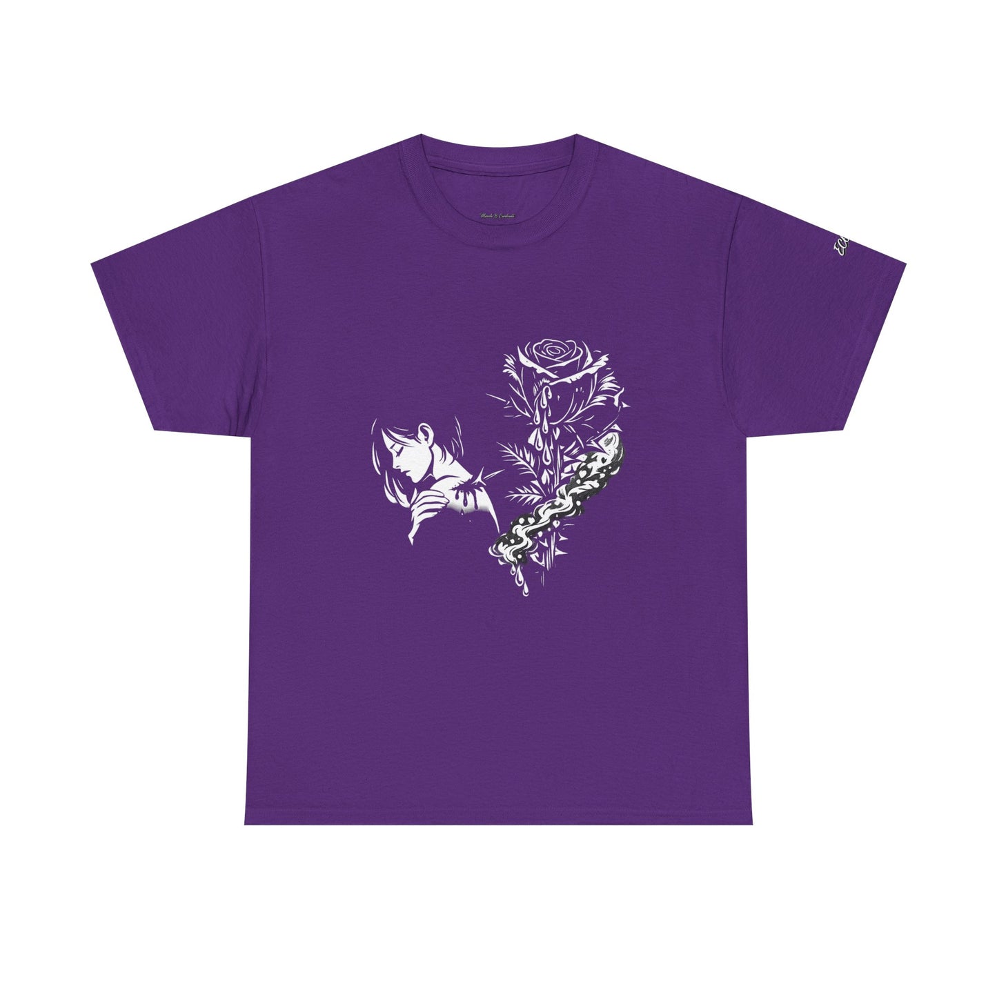 Camiseta Poema Azirrague — Rosa em Luto