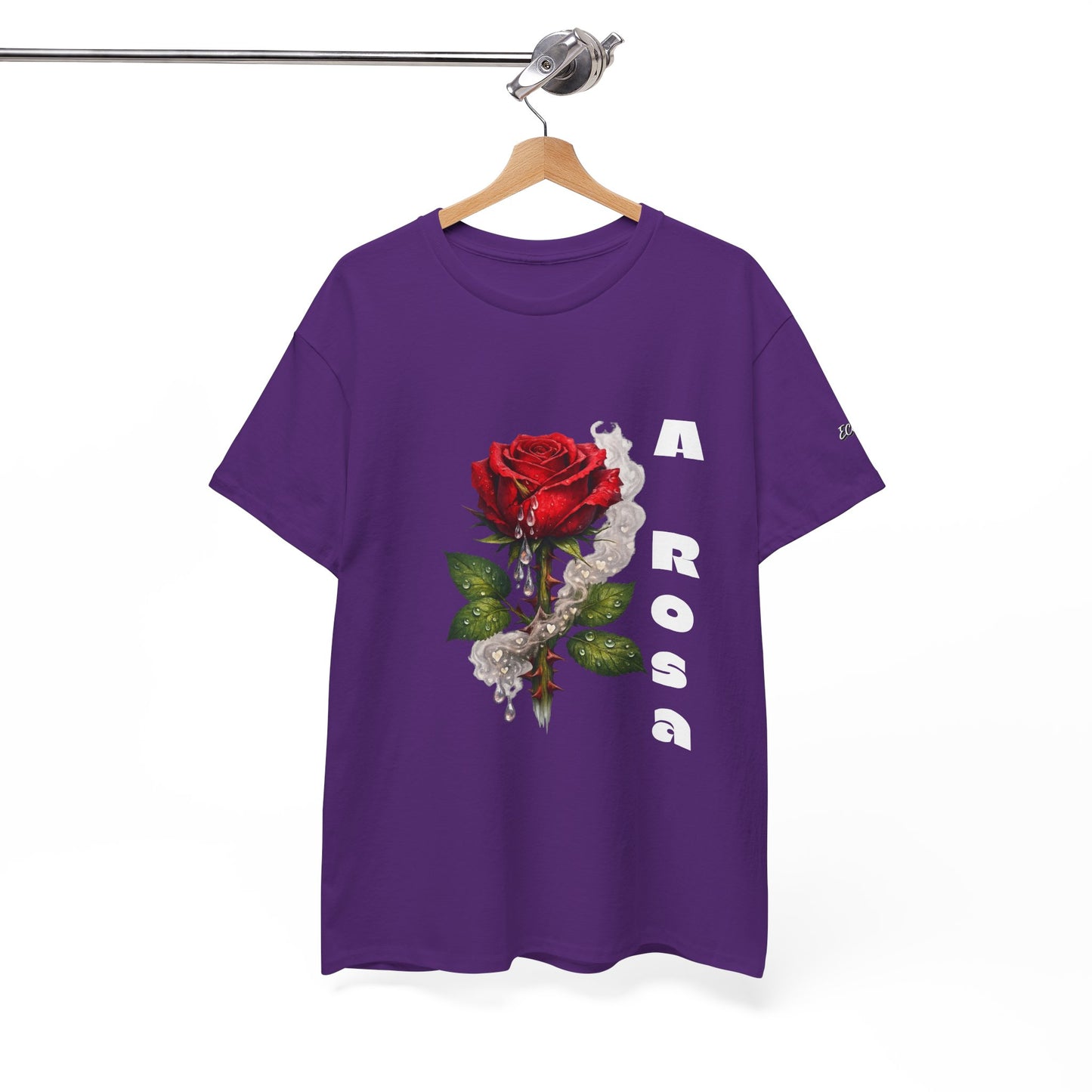 Camiseta Poema Azirrague — Rosa, Espinho e Amor