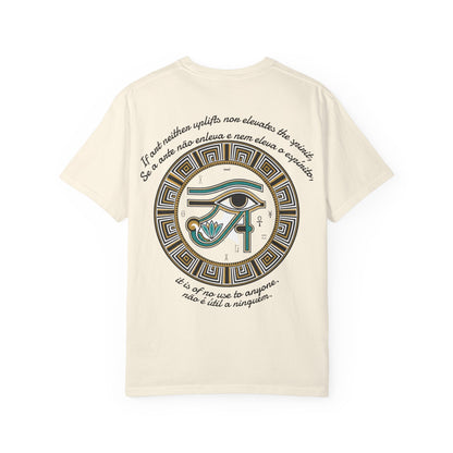 Camiseta Olho de Hórus Garment-Dyed