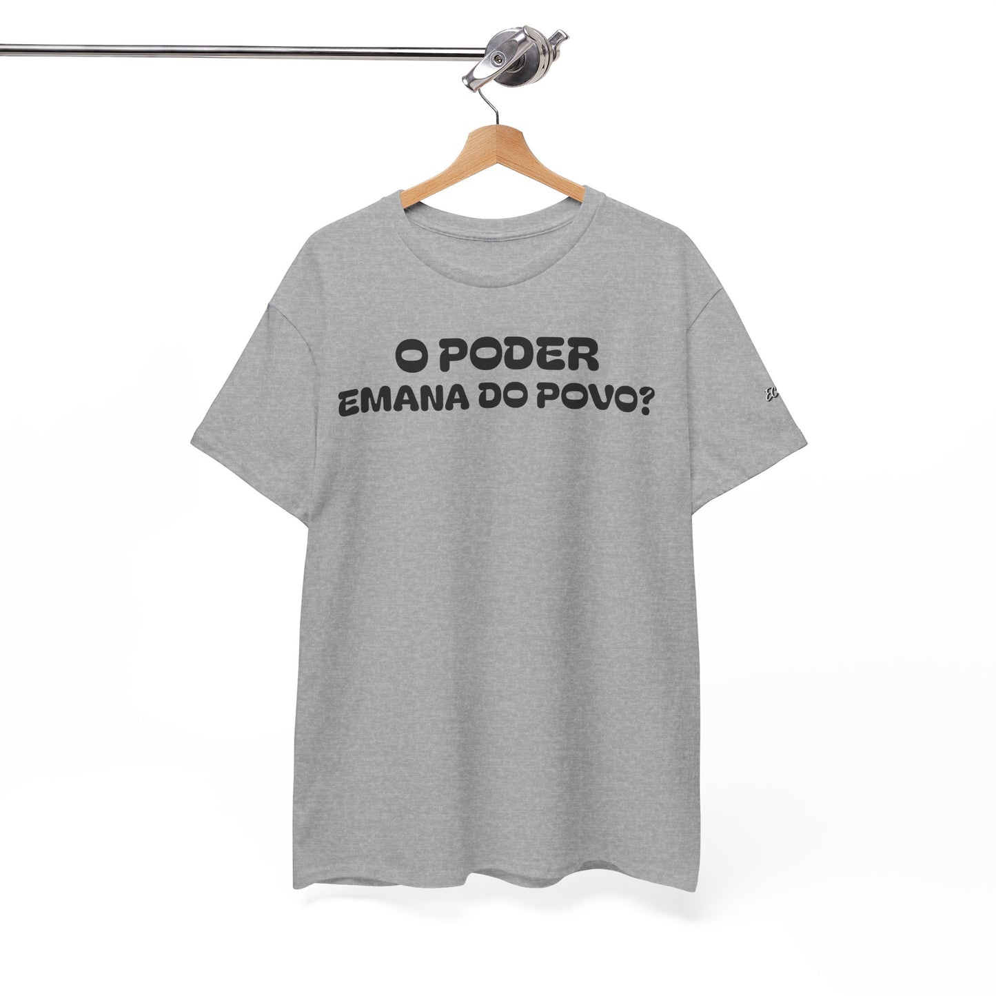 Camiseta “O Poder Emana do Povo” – Reflexão Sociológica sobre Poder e Sociedade