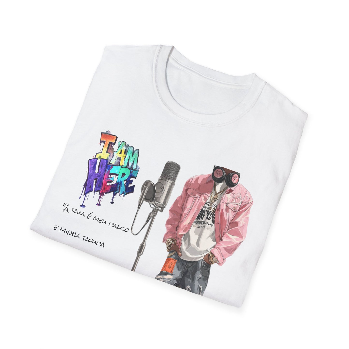 Camiseta I’m Here — Manifesto Urbano Criativo | Azirrague
