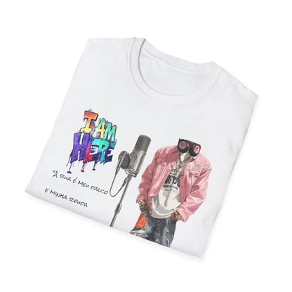 Camiseta I’m Here — Manifesto Urbano Criativo | Azirrague