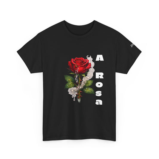 Camiseta Poema Azirrague — Rosa, Espinho e Amor