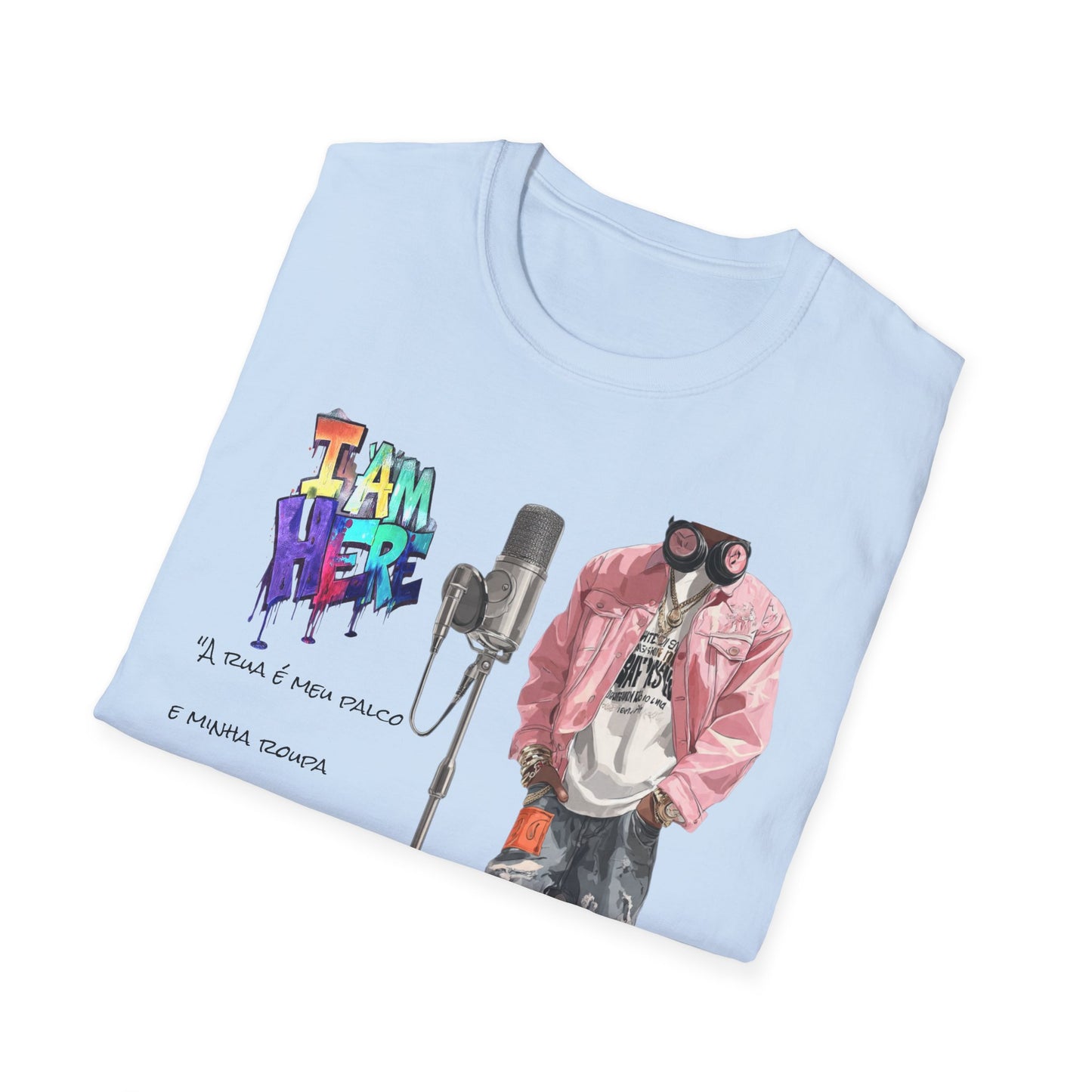 Camiseta I’m Here — Manifesto Urbano Criativo | Azirrague