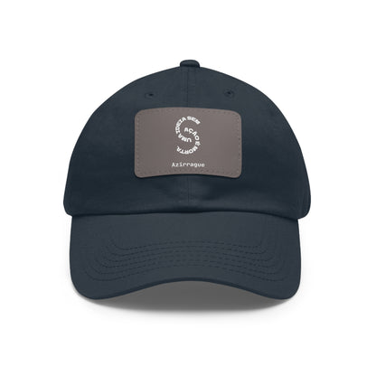 Boné Dad Hat com patch em couro | Ideia em Ação Azirrague