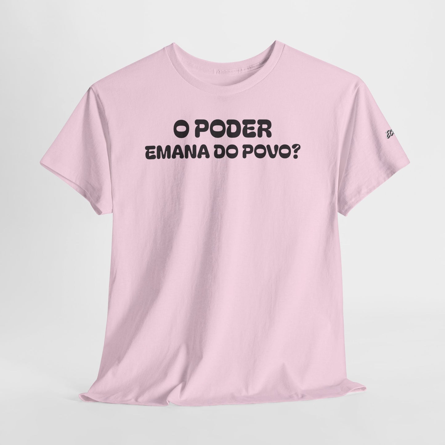 Camiseta “O Poder Emana do Povo” – Reflexão Sociológica sobre Poder e Sociedade