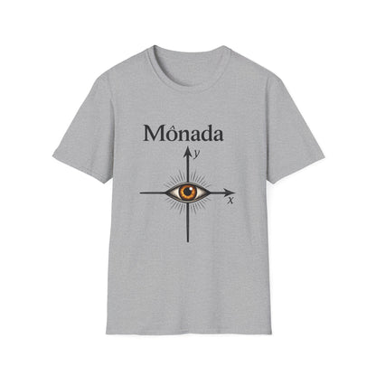 Mônada — Camiseta com estampa filosófica "EU = (0,0)"