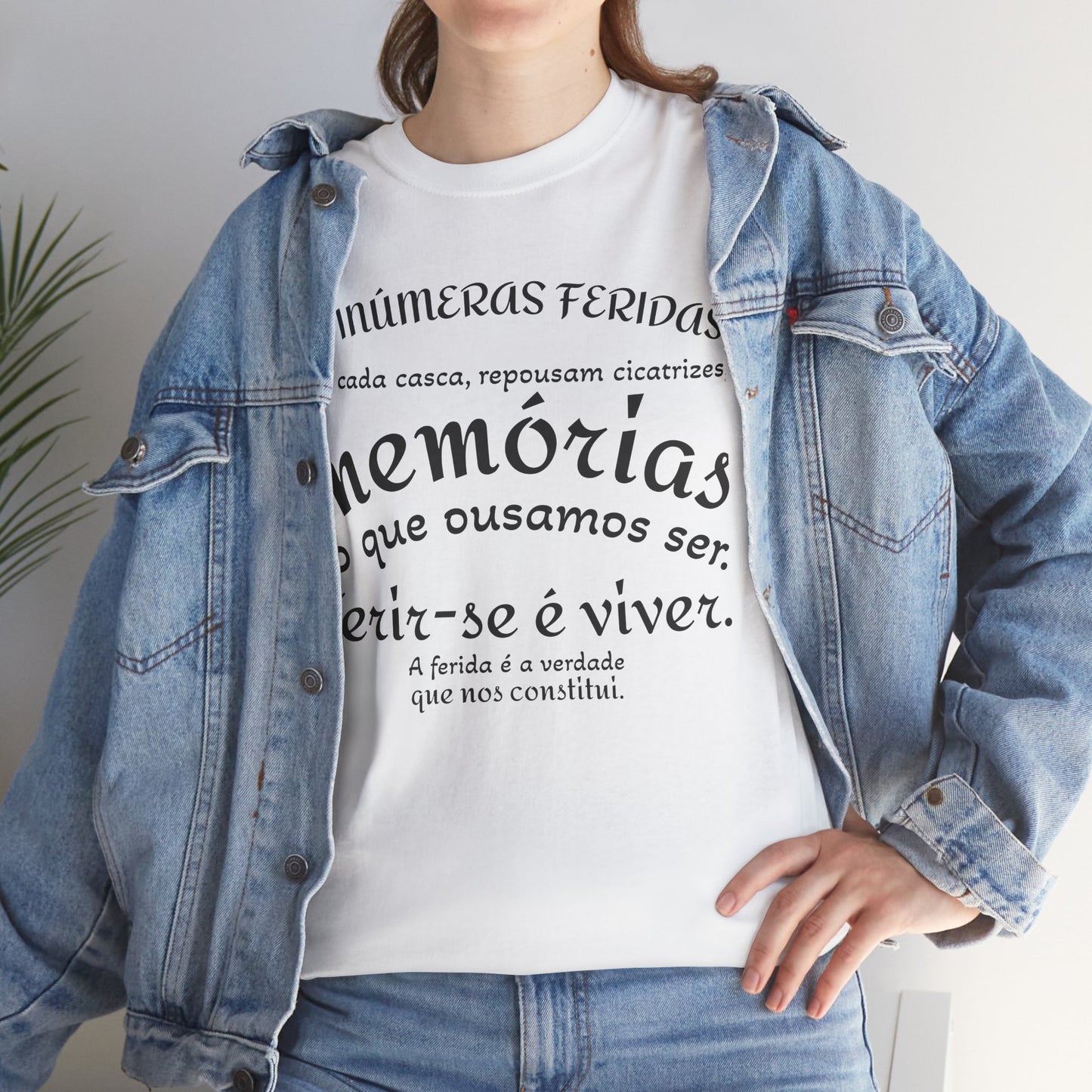 Camiseta “As Inúmeras Feridas” – Algodão Premium Unissex
