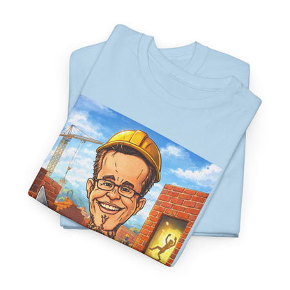 Camiseta Azimur com Frase de poder "Eu construo as paredes para que o Espírito possa dançar dentro delas."
 – Algodão Premium