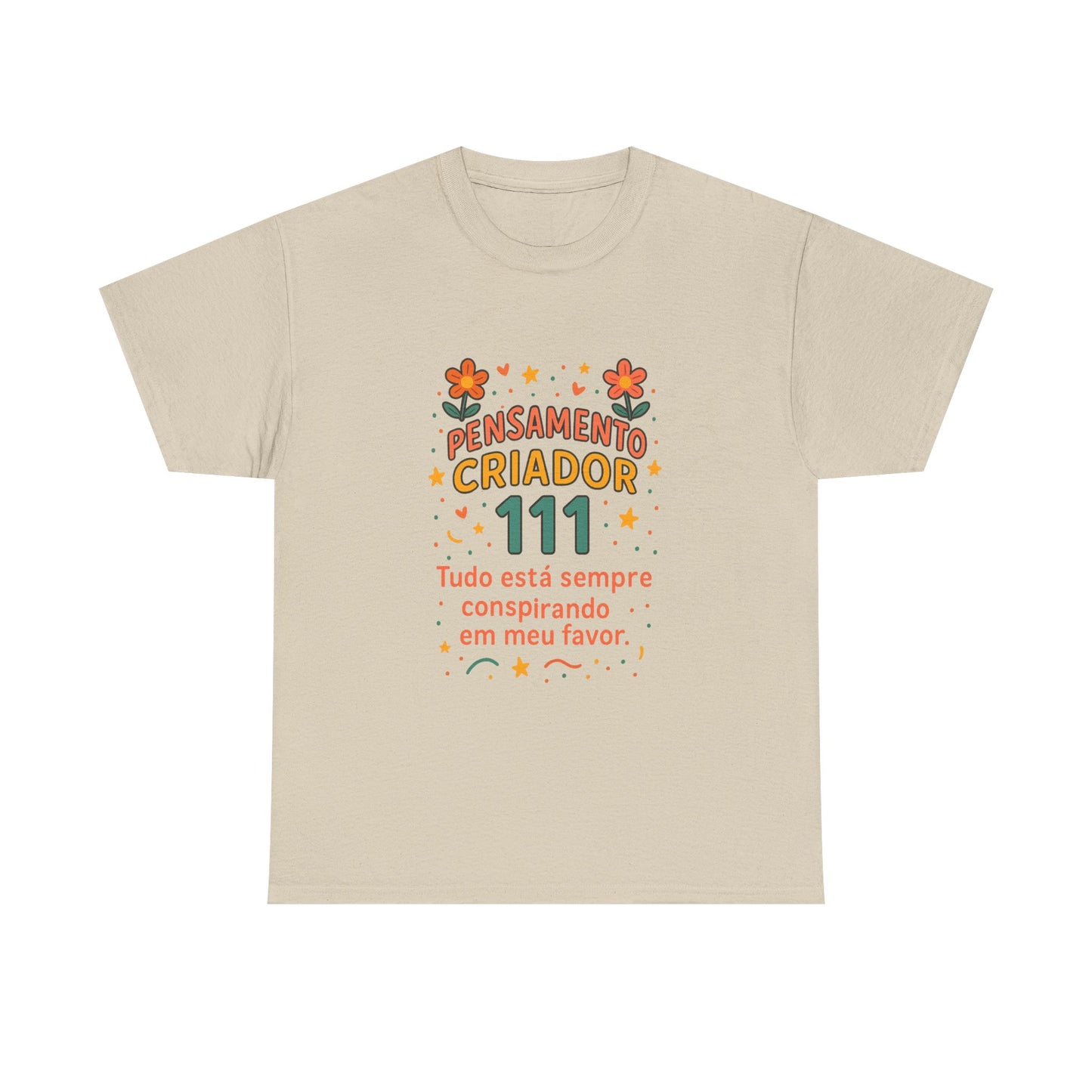 Camiseta 111 Pensamento Criador — Algodão 180g