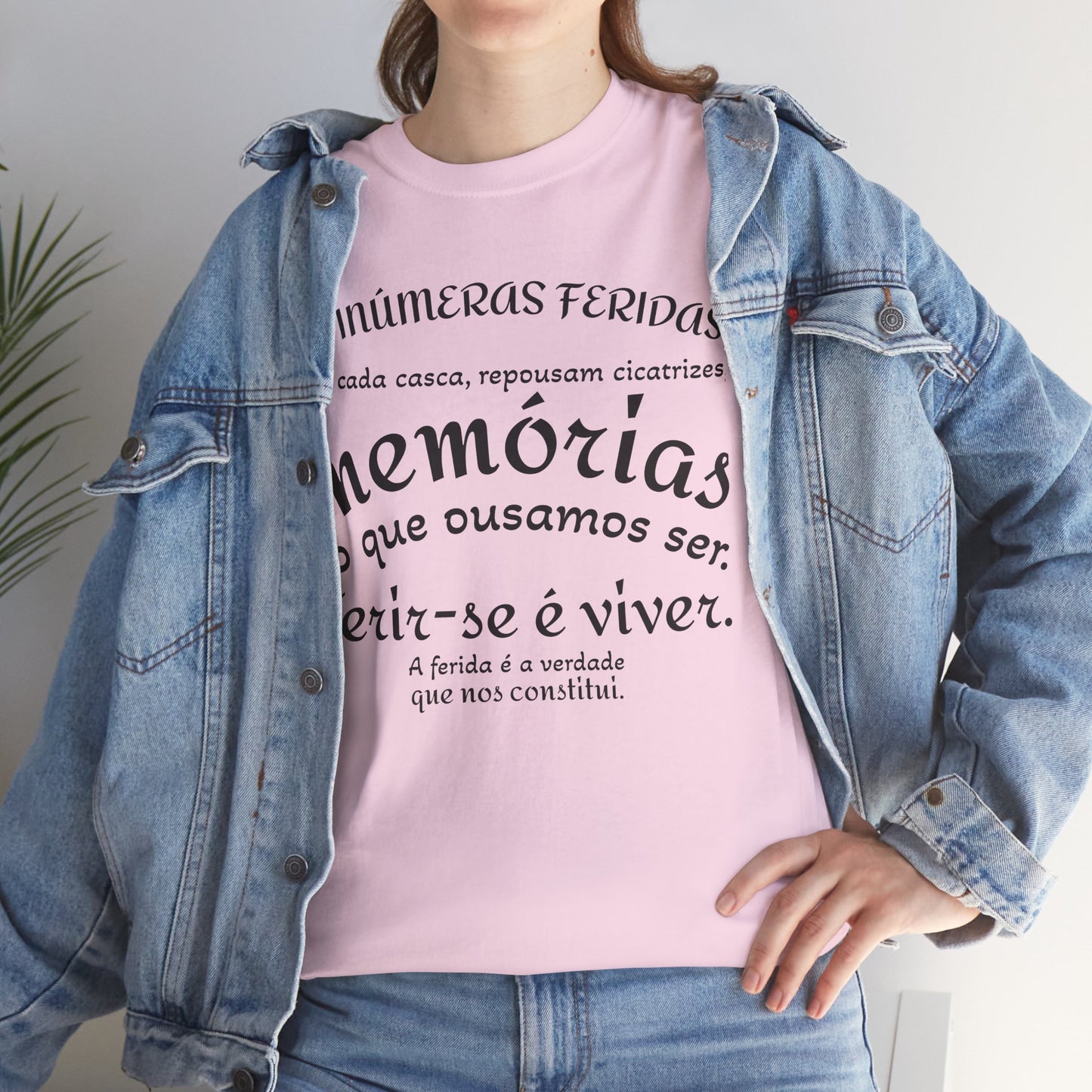 Camiseta “As Inúmeras Feridas” – Algodão Premium Unissex