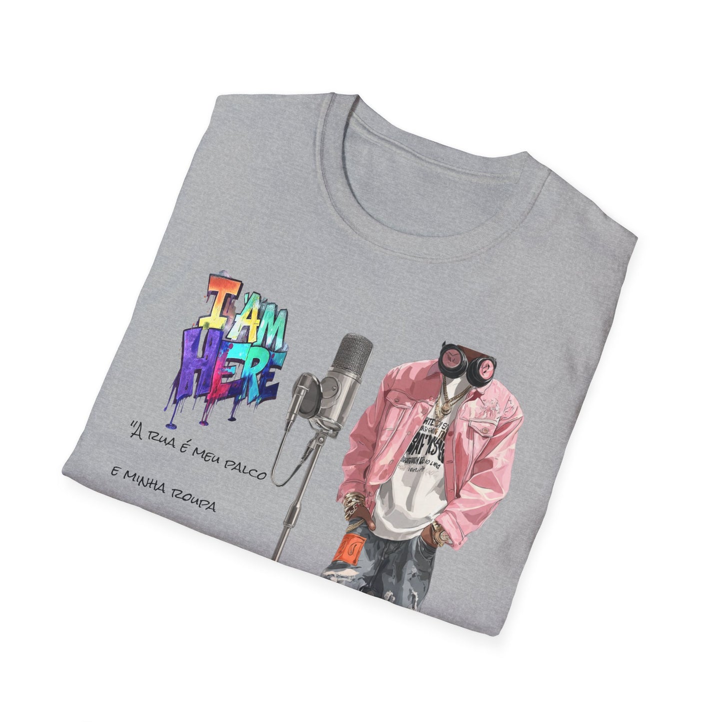 Camiseta I’m Here — Manifesto Urbano Criativo | Azirrague