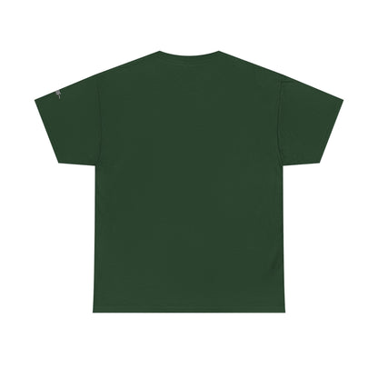 Camiseta inspiradora com citações portuguesas — "Pense, crie, mova-se..."