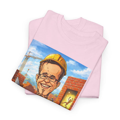 Camiseta Azimur com Frase de poder "Eu construo as paredes para que o Espírito possa dançar dentro delas."
 – Algodão Premium