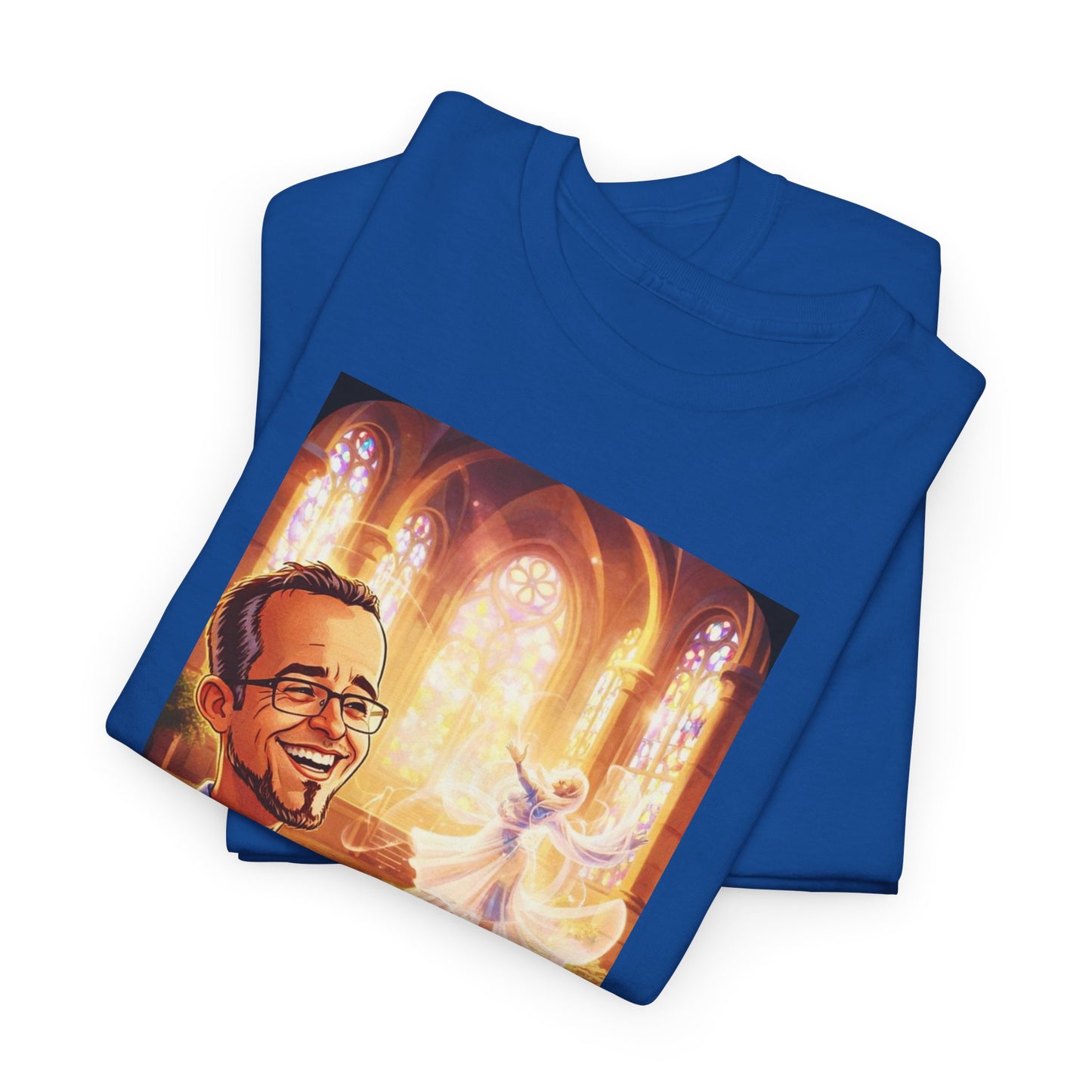 Camiseta Azimur com Frase de poder "Eu construo as paredes para que o Espírito possa dançar dentro delas."
 – Algodão Premium