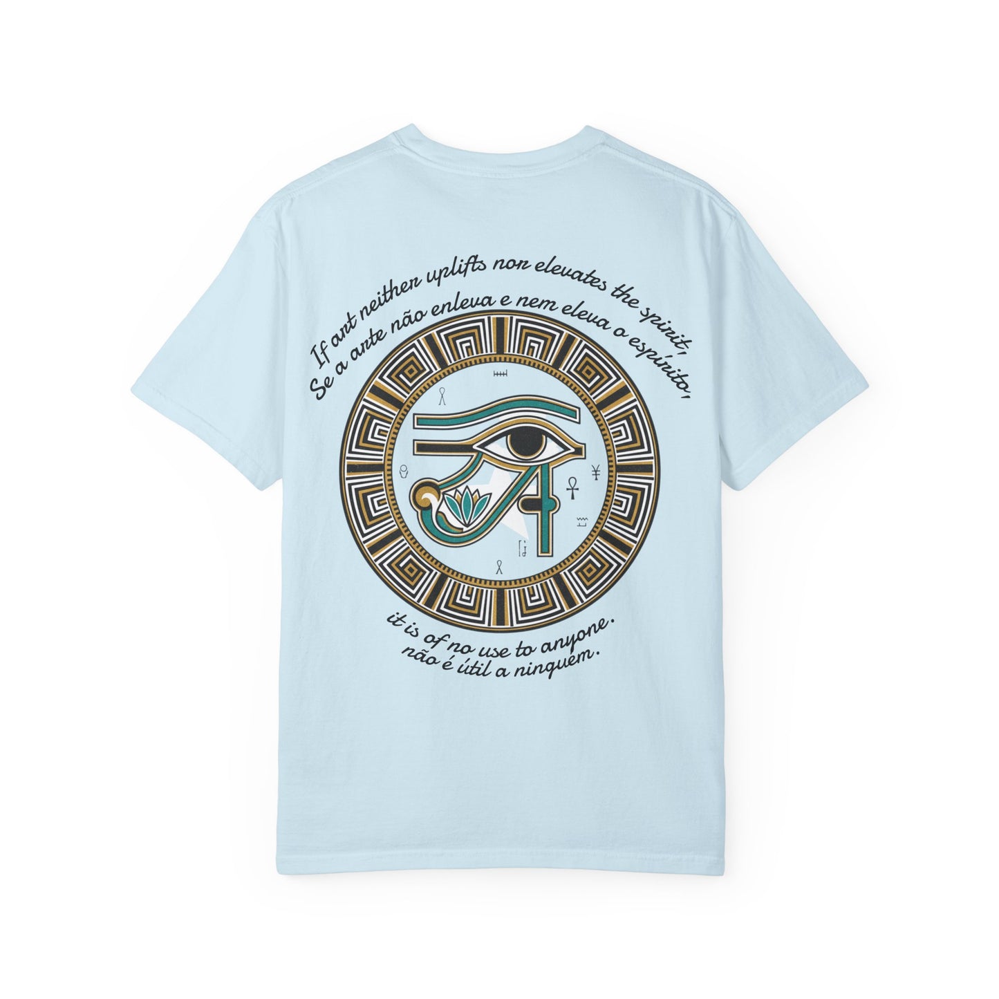 Camiseta Olho de Hórus Garment-Dyed