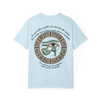 Camiseta Olho de Hórus Garment-Dyed