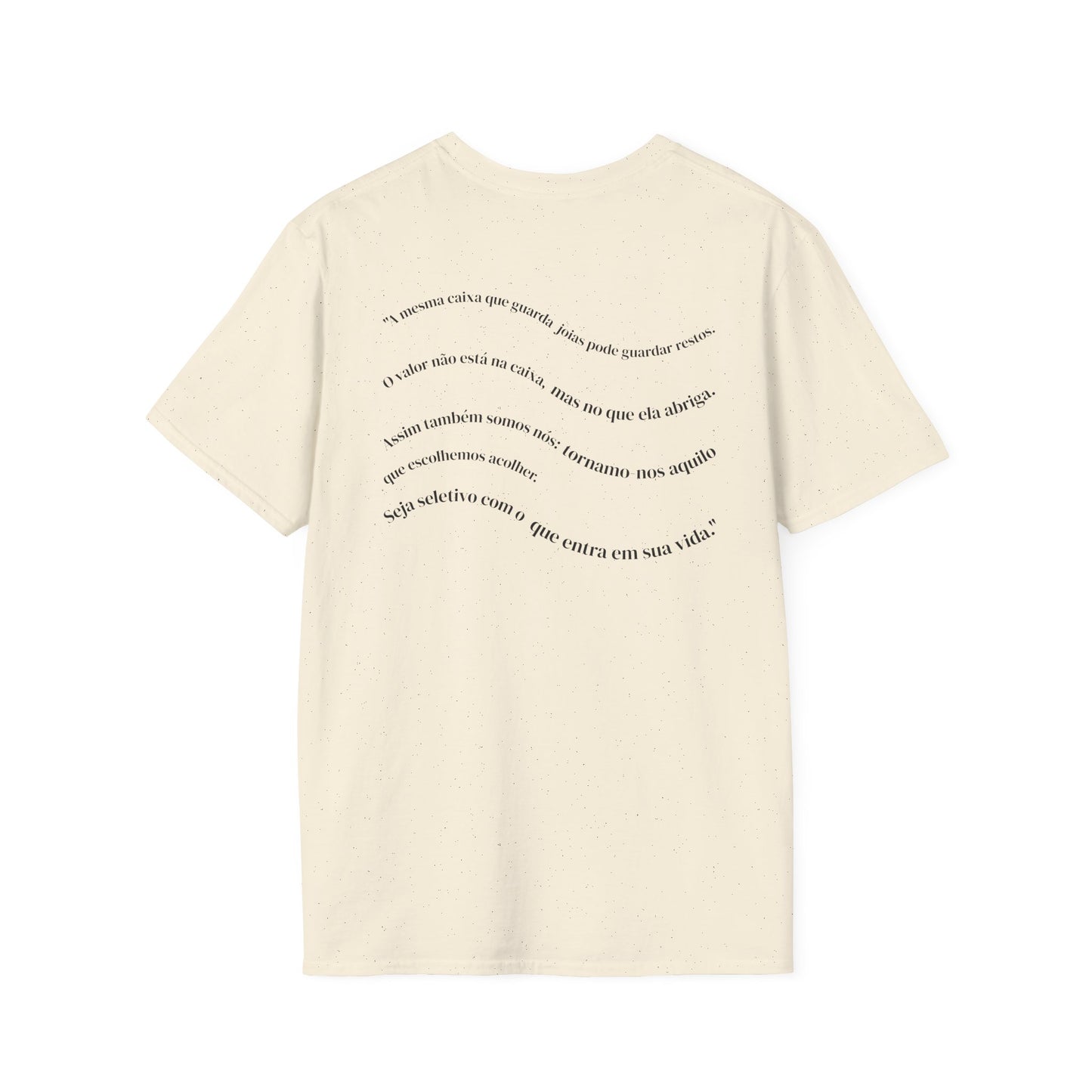 Camiseta Minimalista Seja Seletivo | T-Shirt Frase Reflexiva Azirrague
