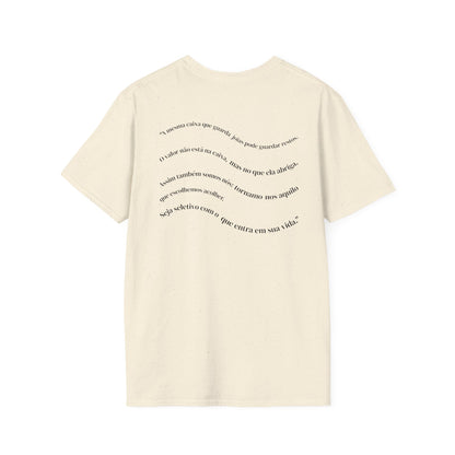 Camiseta Minimalista Seja Seletivo | T-Shirt Frase Reflexiva Azirrague