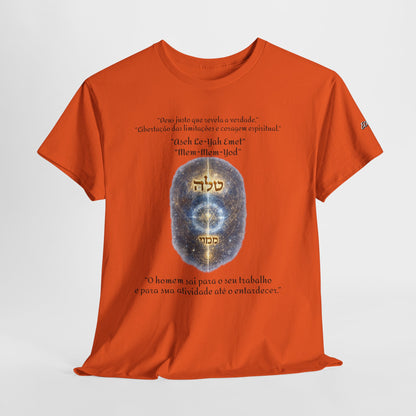 Camiseta Cabalística Asaliah & Imamiah – Símbolos Místicos e Energia Espiritual