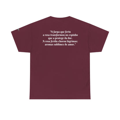 Camiseta Poema Azirrague — Rosa em Luto