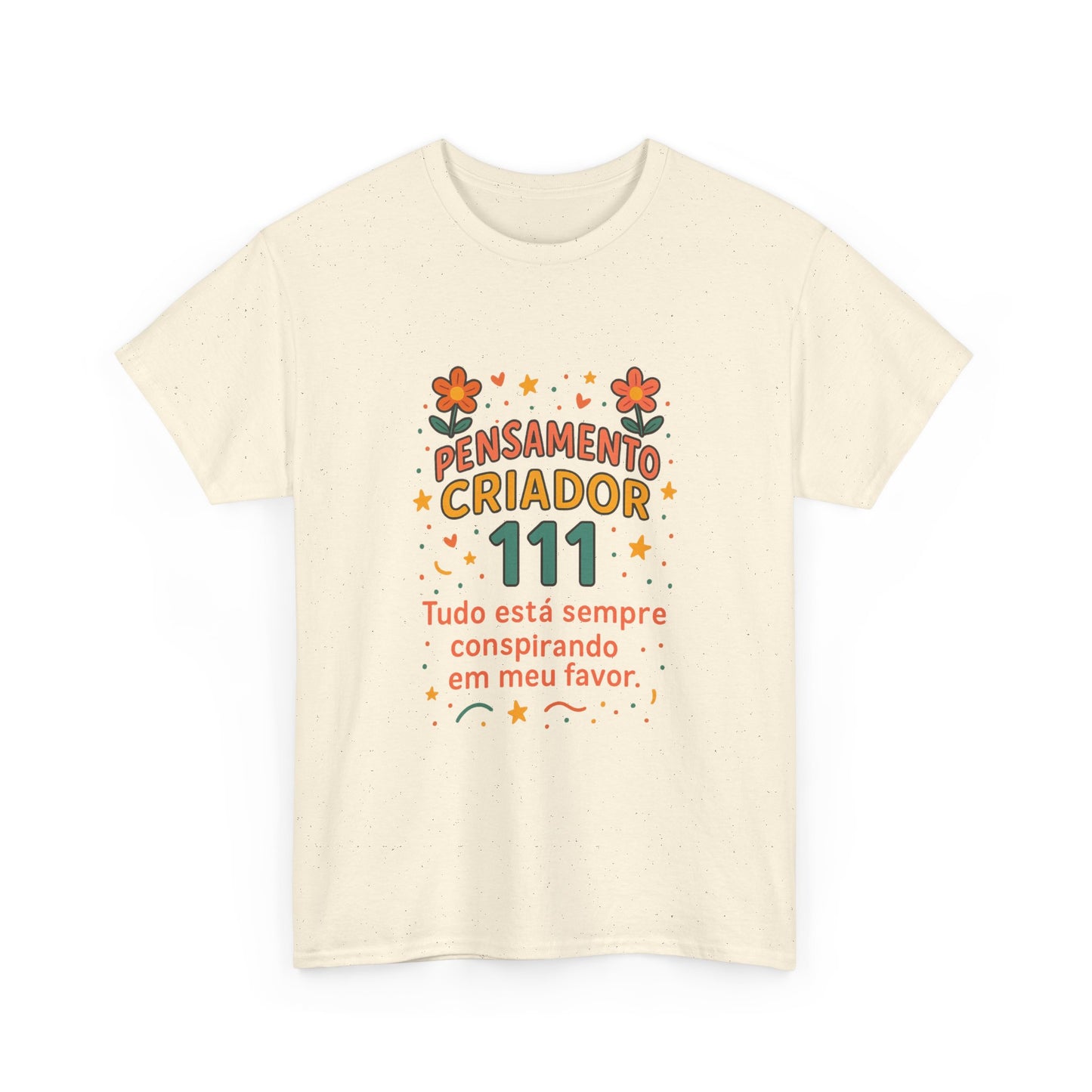 Camiseta 111 Pensamento Criador — Algodão 180g