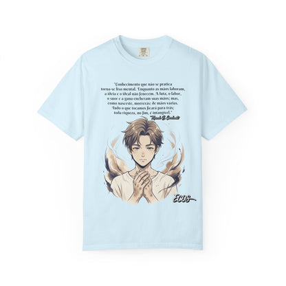 Camiseta Poética Citação Portuguesa — Trecho de Marcelo B. Cavalcante