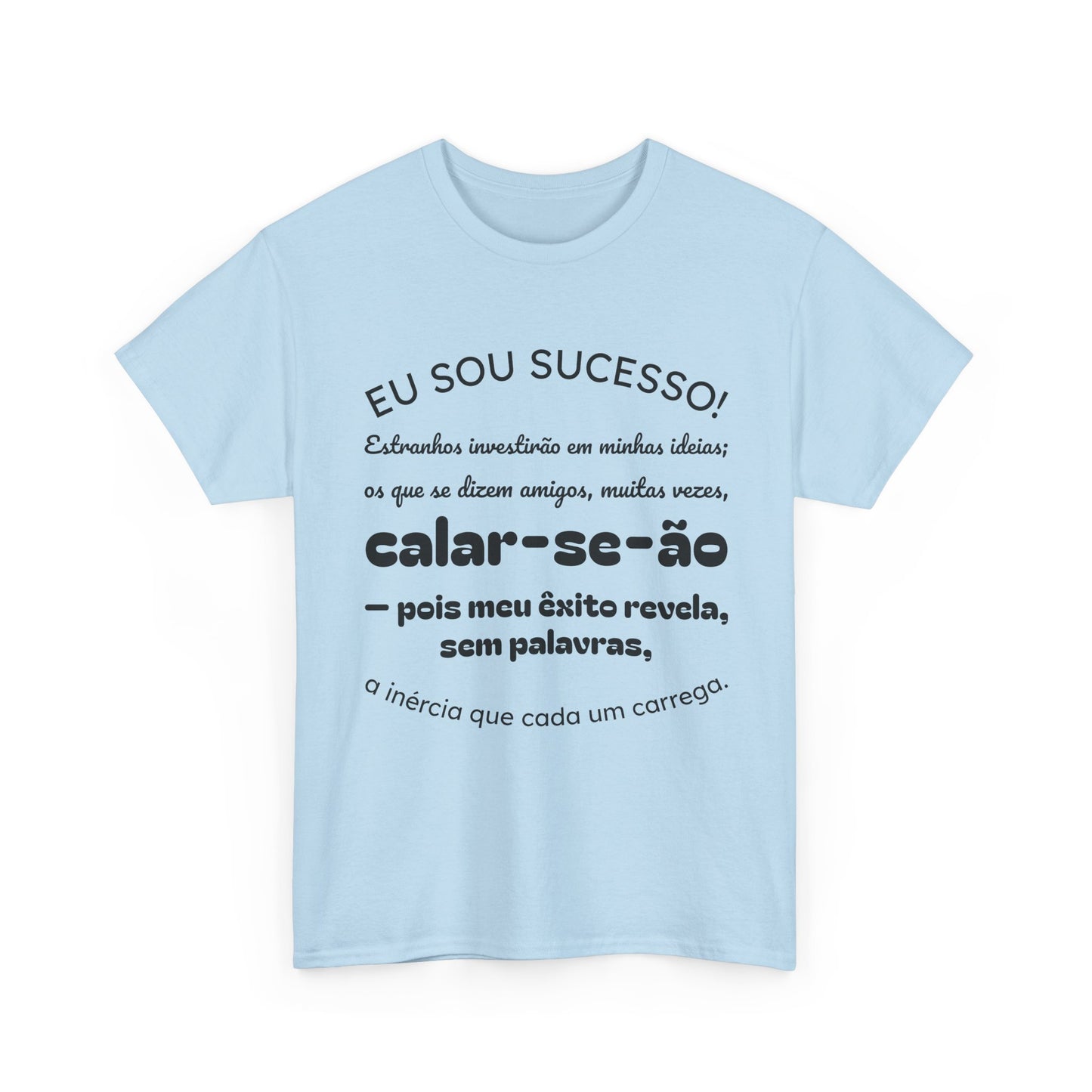 Camiseta estampada unissex Let Your Swords | Azirrague