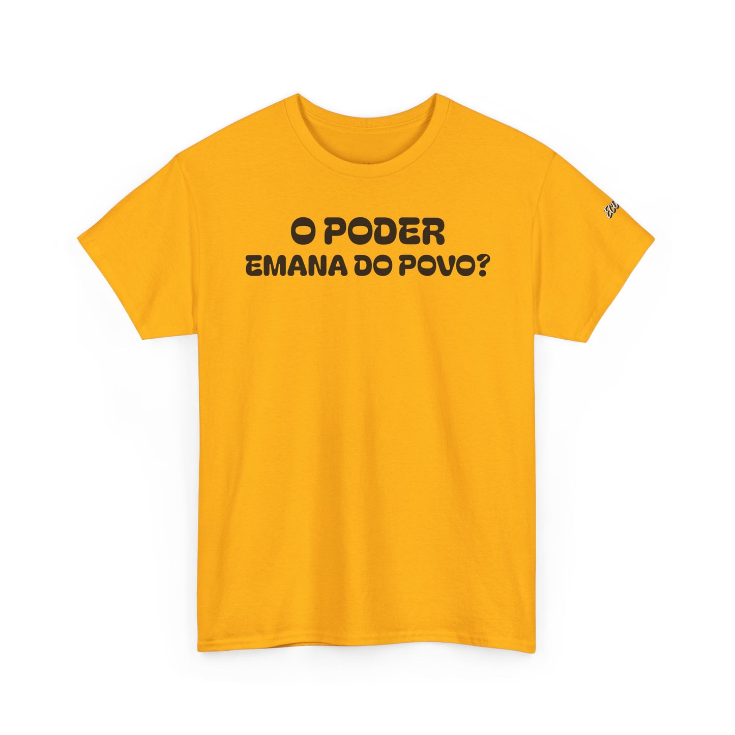 Camiseta “O Poder Emana do Povo” – Reflexão Sociológica sobre Poder e Sociedade