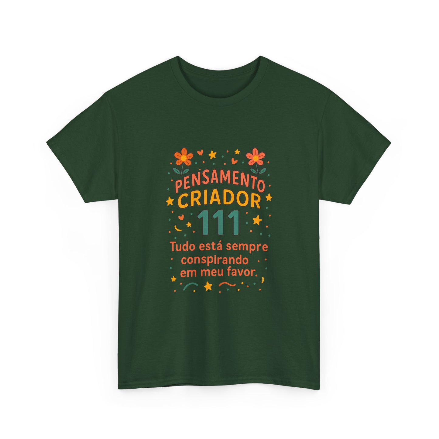 Camiseta 111 Pensamento Criador — Algodão 180g