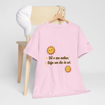 Camiseta Luz Serena – Poema de Esperança em Algodão
