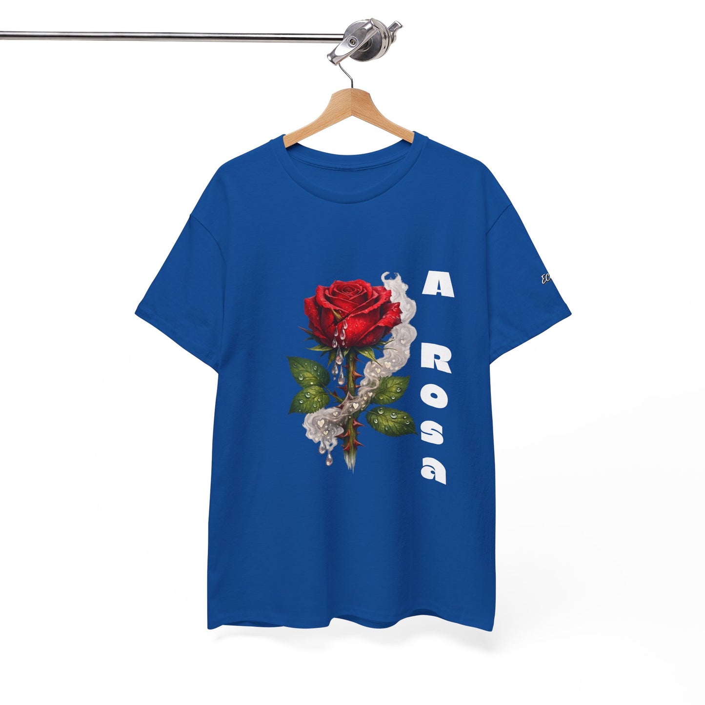 Camiseta Poema Azirrague — Rosa, Espinho e Amor