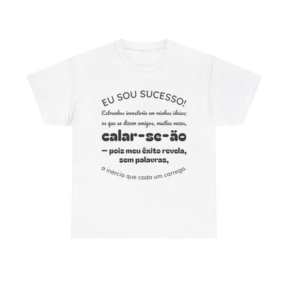 Camiseta estampada unissex Let Your Swords | Azirrague