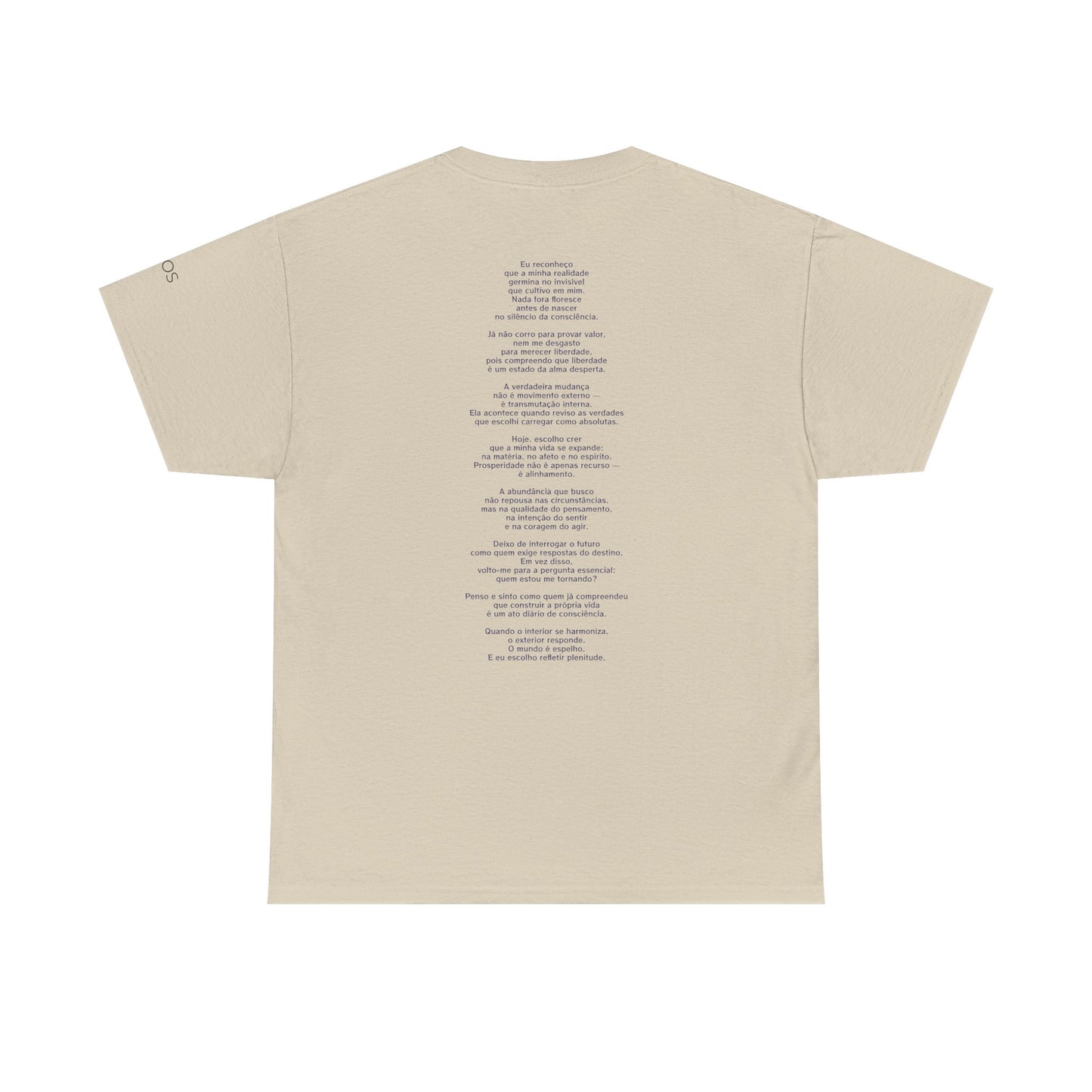 Camiseta “A Liberdade Nasce Por Dentro” — Algodão Premium | Jornada Interior