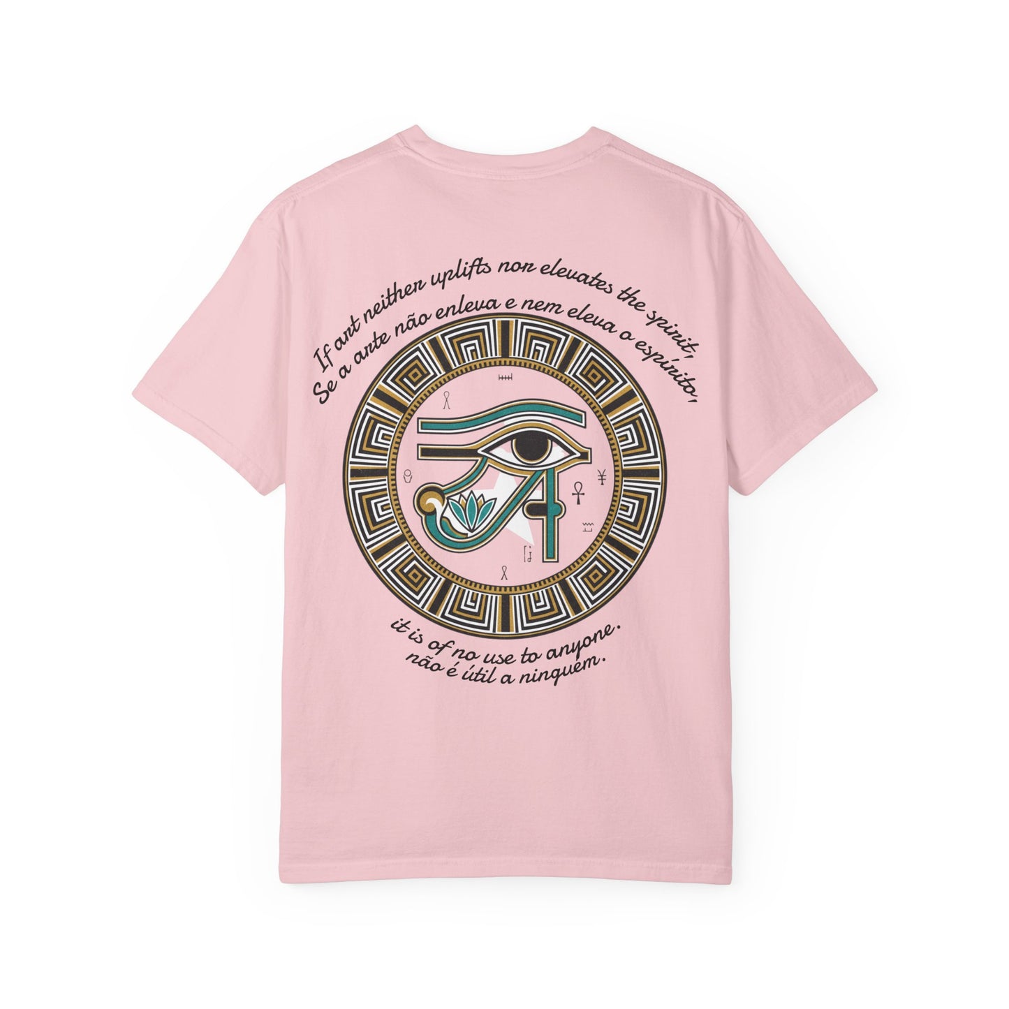 Camiseta Olho de Hórus Garment-Dyed