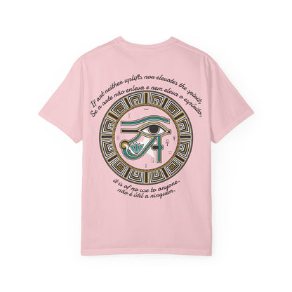 Camiseta Olho de Hórus Garment-Dyed