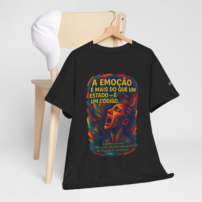 Camiseta Frase de Azirrague – Trecho de Marcelo B. Cavalcante | Algodão Gildan 5000