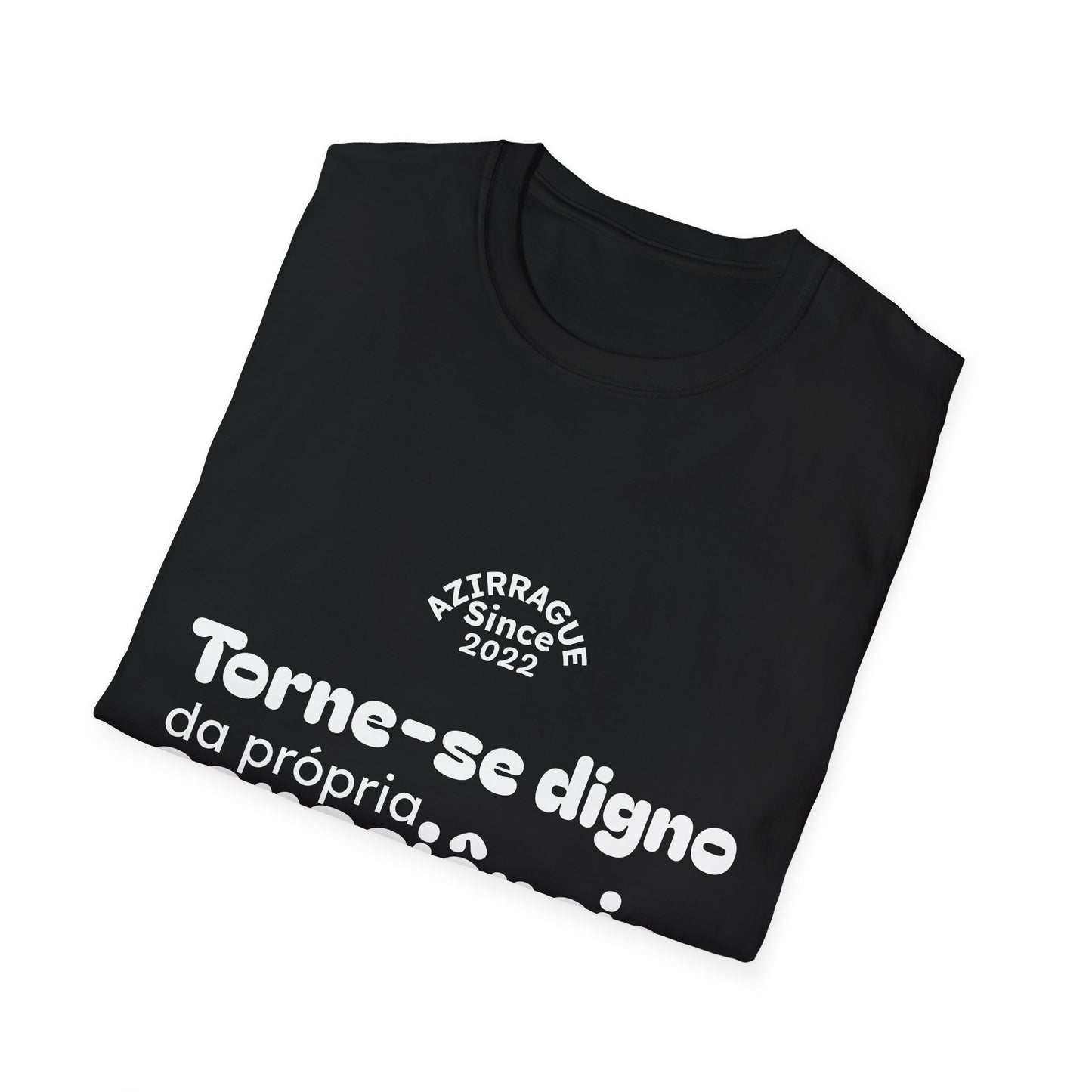 Camiseta Minimalista com Frase Reflexiva | Torne-se Digno