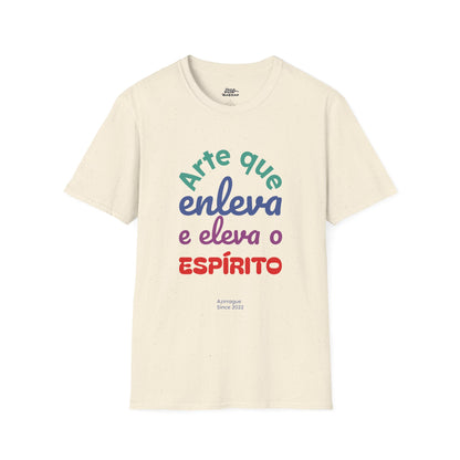 Camiseta "Arte que eleva e enleva o espírito" | Azirrague