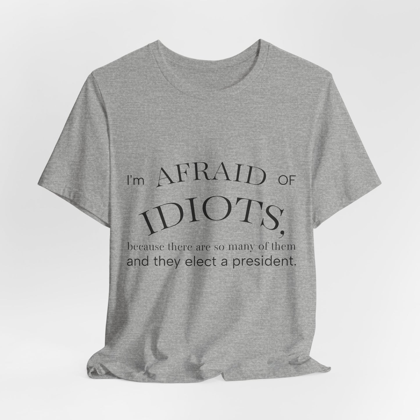 Camiseta Frase Irônica em Inglês | Quote Humor Político T-Shirt