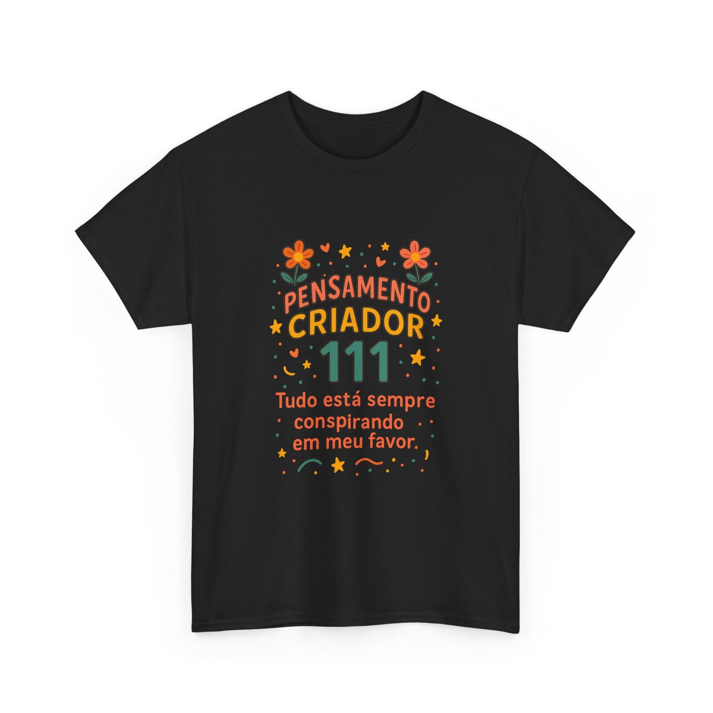 Camiseta 111 Pensamento Criador — Algodão 180g